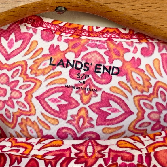 Lands End Long Sleeve Rash-Guard Modest Swim Top - Picture 3 of 5